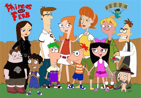 cast from phineas and ferb